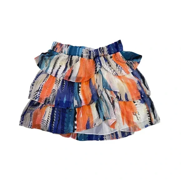 Colorful Ruffled Women's Skirt - Picture 1 of 3